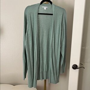 Amazon Essentials Mint Green Open Cardigan